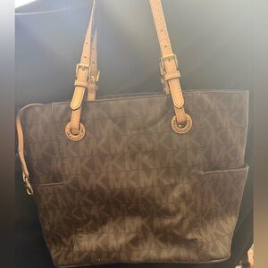 Michael Kors Brown Designer Tote Bag